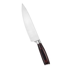 Kegani Japanese Chef Knife 8 Inch - Chefs Knife High Carbon Stainless Steel Knife Kitchen Cooking Knife - Rosewood FullTang Sharp Knife With Shea (Option: Chef knife)